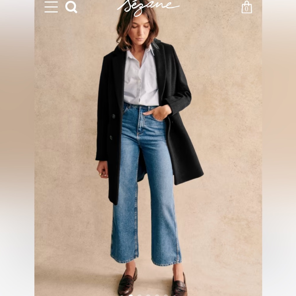 Sezane Le Crop jeans